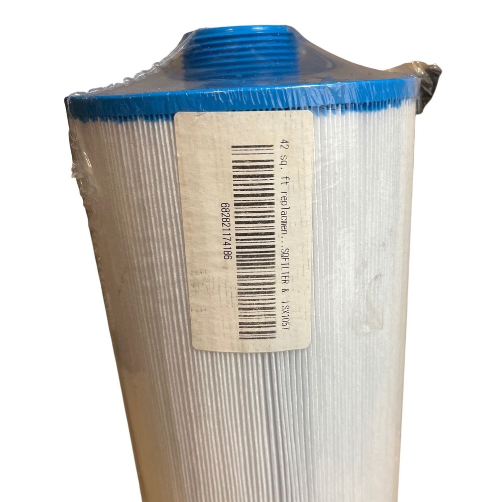 42 sq ft Replacement Spa Filter Cartridge SQFILTER LSX1057 Blue White NEW